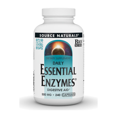 Source Naturals - Essential Enzymes 500mg - 240 Capsules