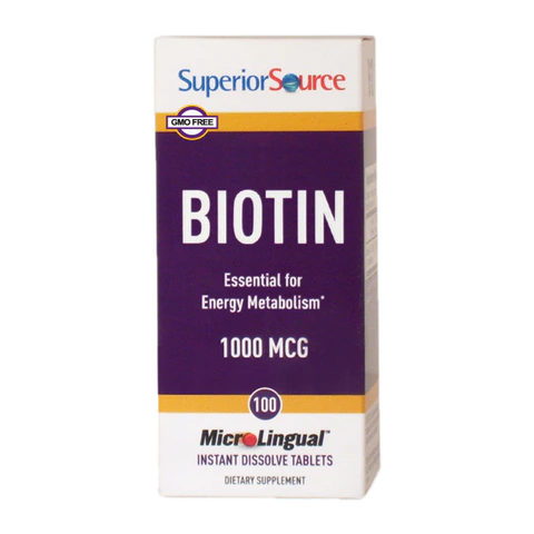 Superior Source - Biotin 1,000 mcg - 100 Tablets
