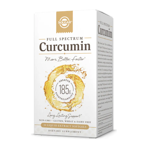 Solgar - Full Spectrum Curcumin Liquid Extract - 60 Softgels