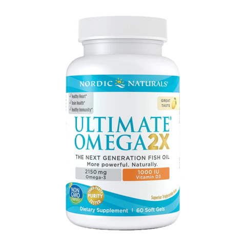 Nordic Naturals - Ultimate Omega 2X w/ D3 Lemon - 60 count