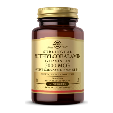Solgar - Methylcobalamin B12 5000 mcg- 60 Chewables