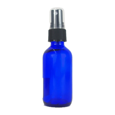 Wyndmere - 2 oz Cobalt Blue Glass Bottle With Mist Sprayer - 2 oz