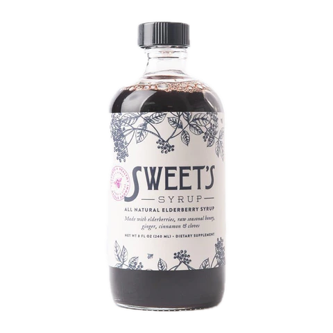 Sweets Elderberry - Syrup with Honey - 8 oz