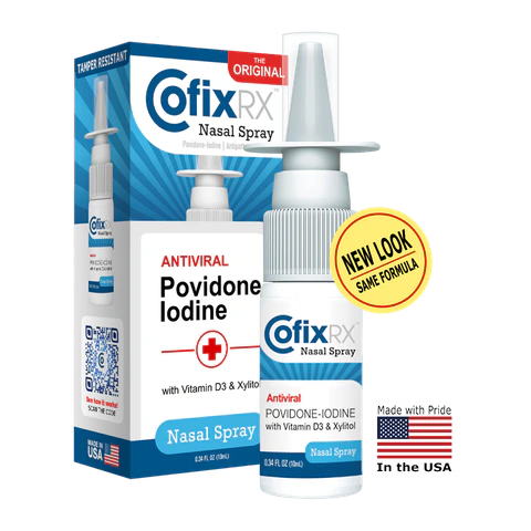CofixRX - Povidone Iodine Nasal Cleanse Spray - 10 mL