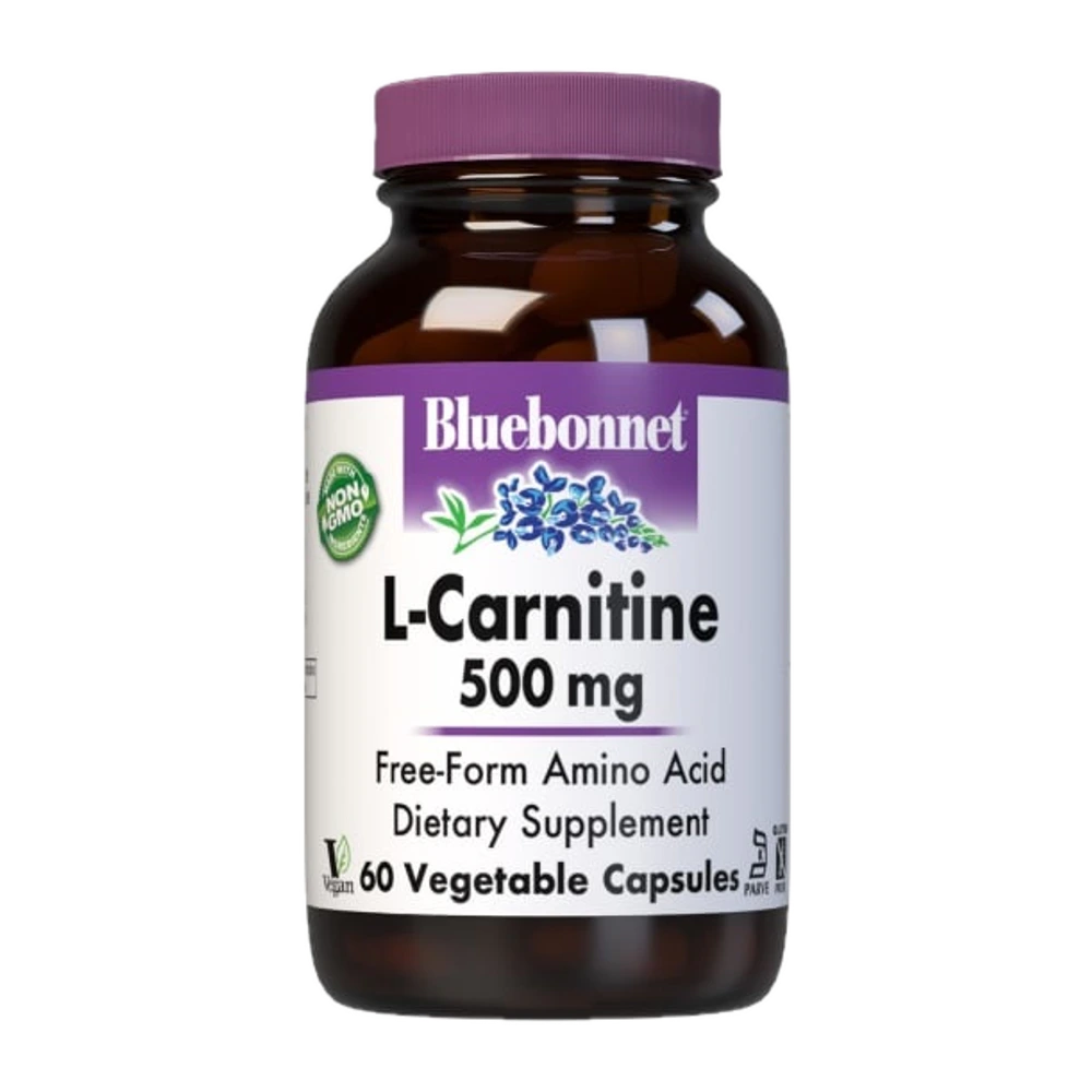 Bluebonnet - L-Carnitine 500 mg - 60 Veg Capsules