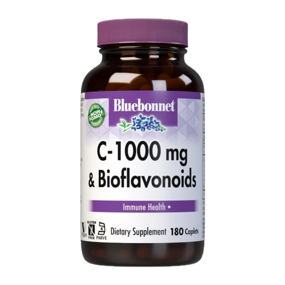 Bluebonnet - C-1000 mg Plus Bioflavonoids - 180 Capsules
