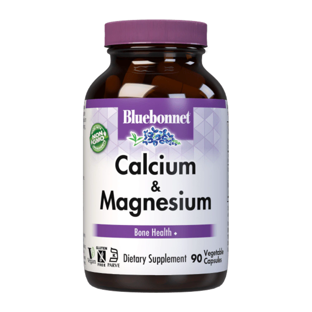 Bluebonnet - Calcium Plus Magnesium - 90 Veg Capsules