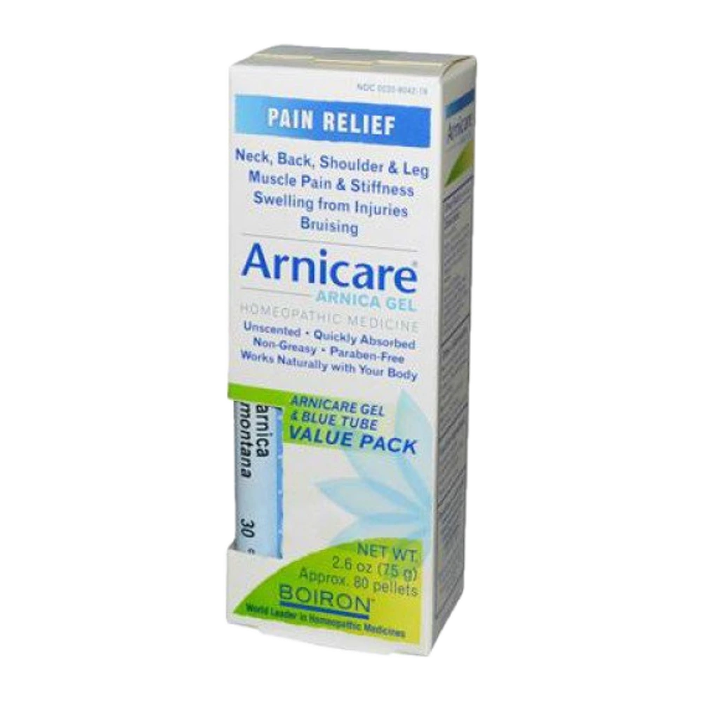Boiron - Arnica Gel With Bonus Bluetube - 2.5 oz valuepack