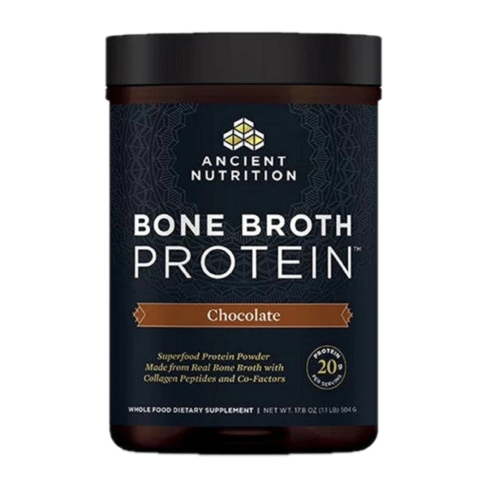 Ancient Nutrition - Bone Broth Protein Chocolate - 15.7 oz