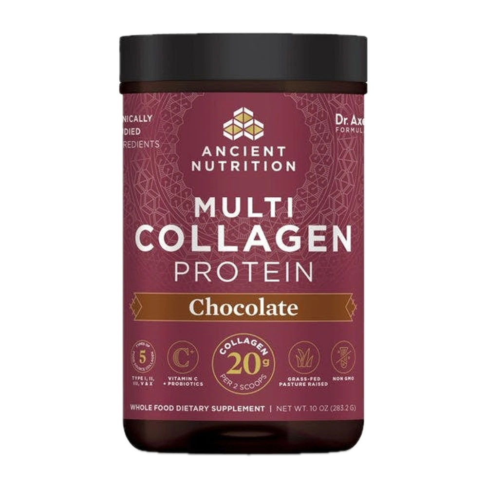 Ancient Nutrition - Multi Collagen Protein Chocolate - 10 oz