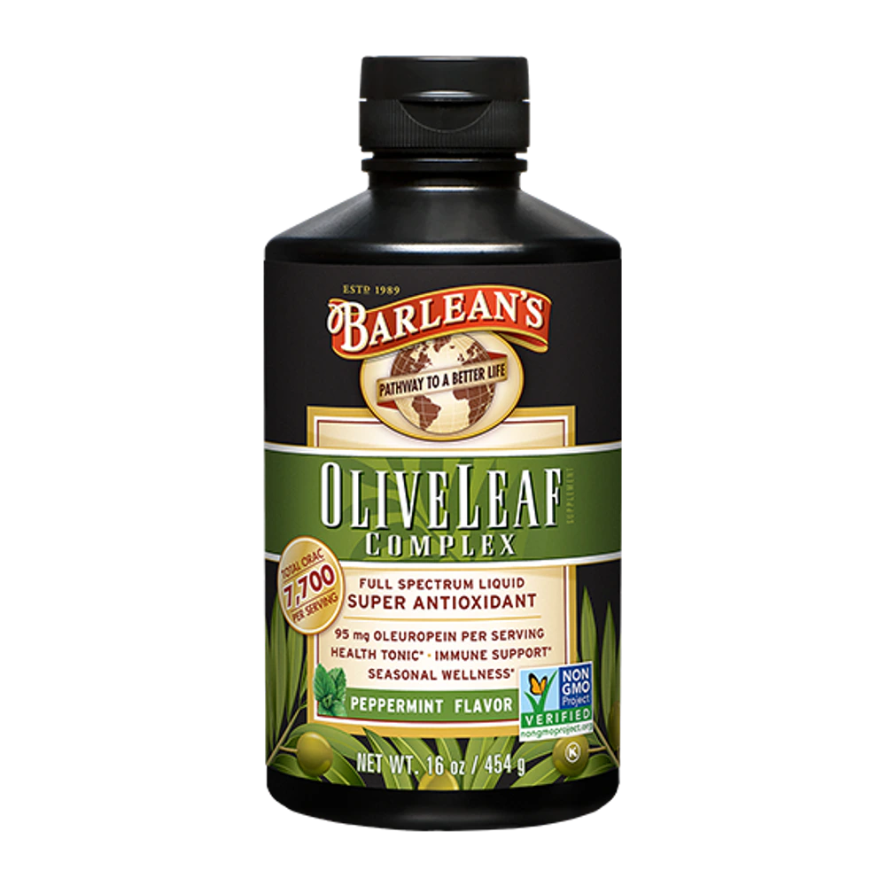 Barleans - Olive Leaf Complex Peppermint - 16 oz