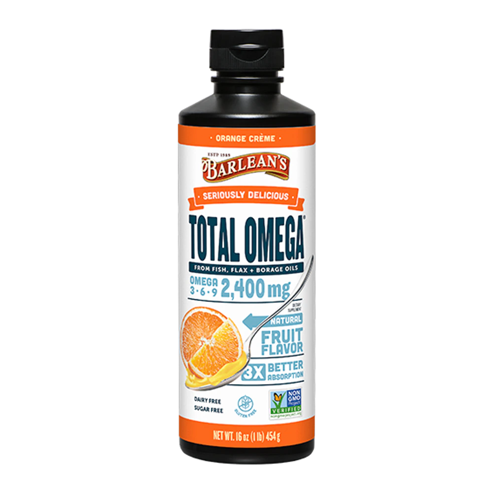 Barleans - Total Omega Swirl Orange - 16 oz
