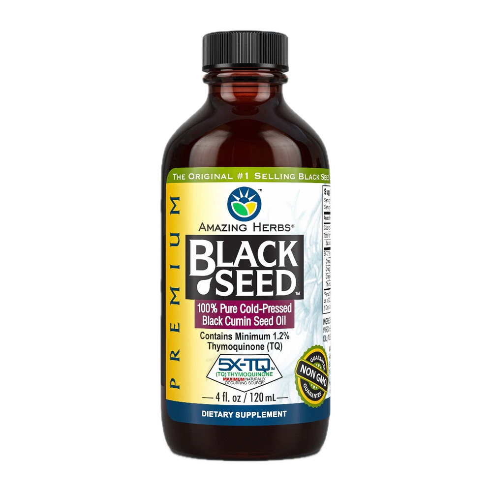 Amazing Herbs - Black Seed Oil - 4 oz
