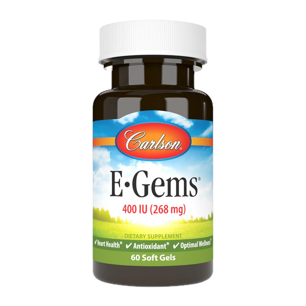 Carlson - E Gems 400 IU - 60 Softgels