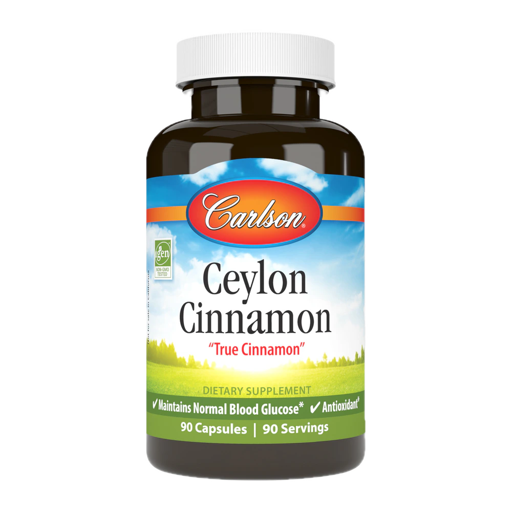 Carlson - Ceylon Cinnamon - 90 Capsules