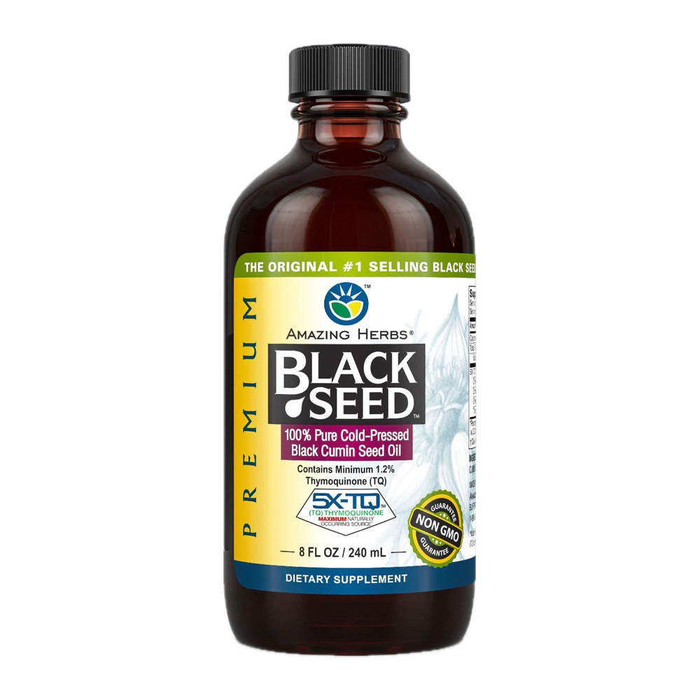 Amazing Herbs - Black Seed Oil - 8 oz