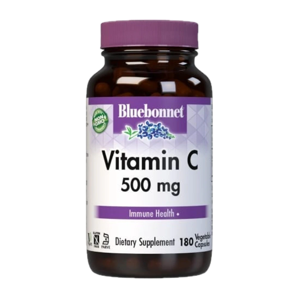 Bluebonnet - Vitamin C 500 mg - 180 Veg Capsules