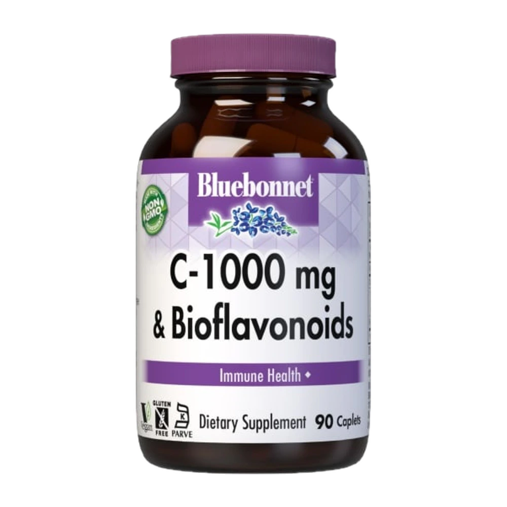 Bluebonnet - Vitamin C 1000 mg Plus Bioflavonoids - 90 Capsules
