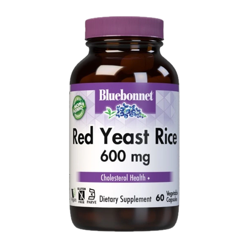 Bluebonnet - Red Yeast Rice 600 mg - 60 Veg Capsules