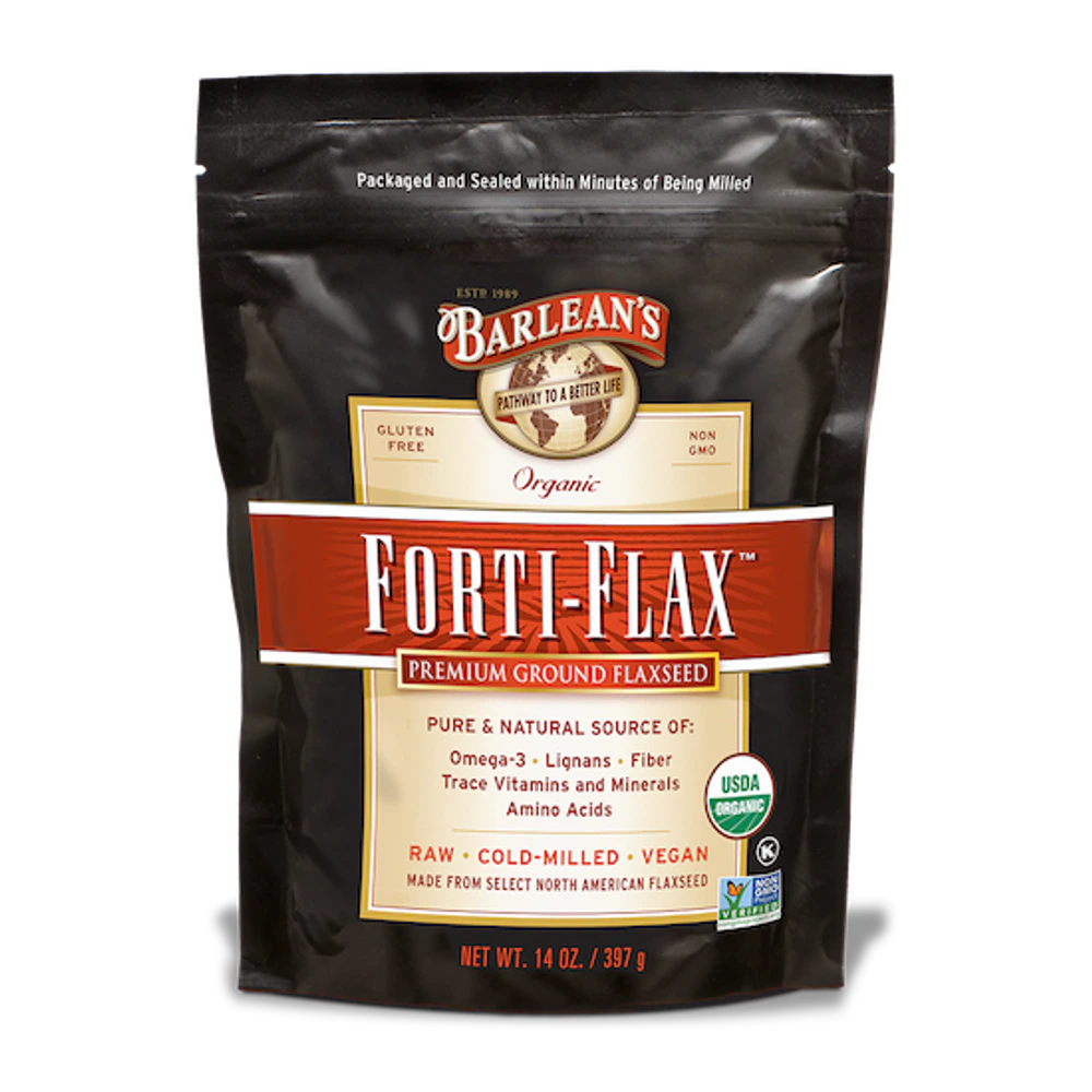Barleans - Forti-Flax Premium Ground Flaxseed - 14 oz