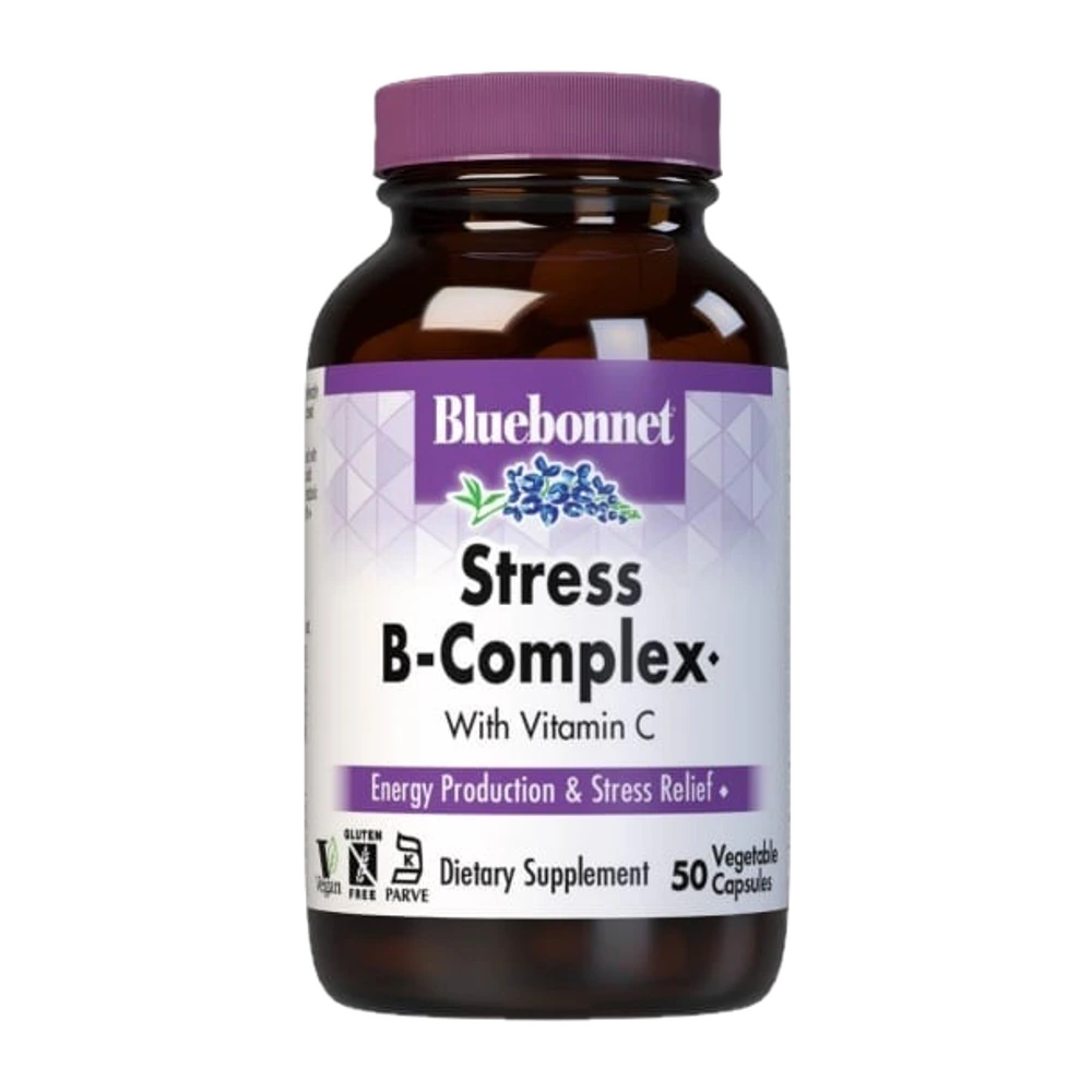 Bluebonnet - Stress B-Complex - 50 Veg Capsules