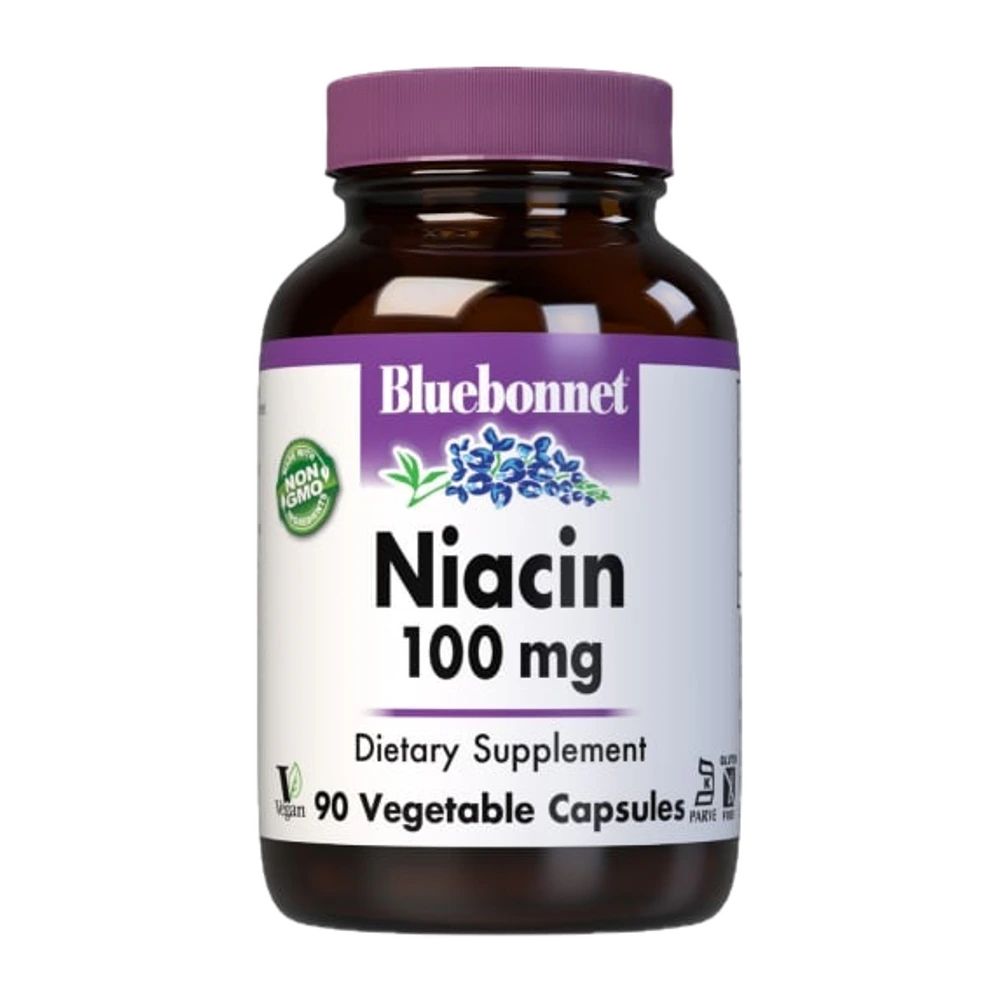 Bluebonnet - Niacin 100 mg - 90 Veg Capsules