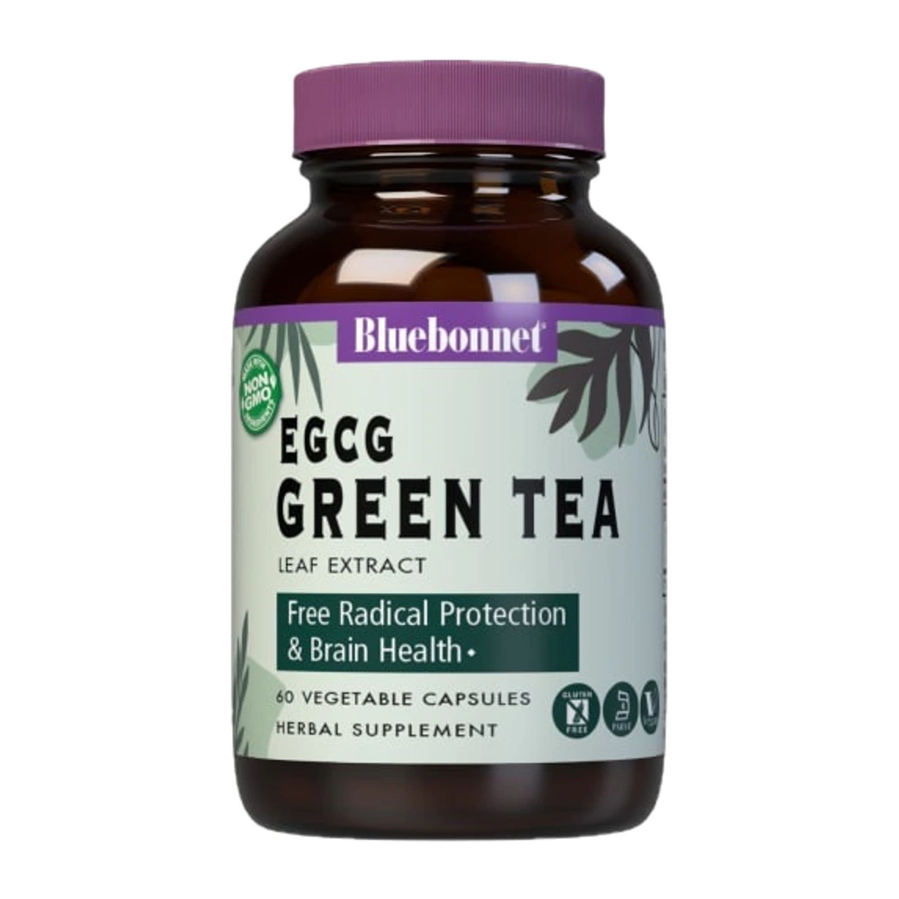 Bluebonnet - Green Tea Leaf Extract - 60 Veg Capsules
