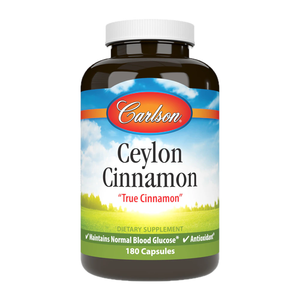 Carlson - Ceylon Cinnamon - 180 Capsules