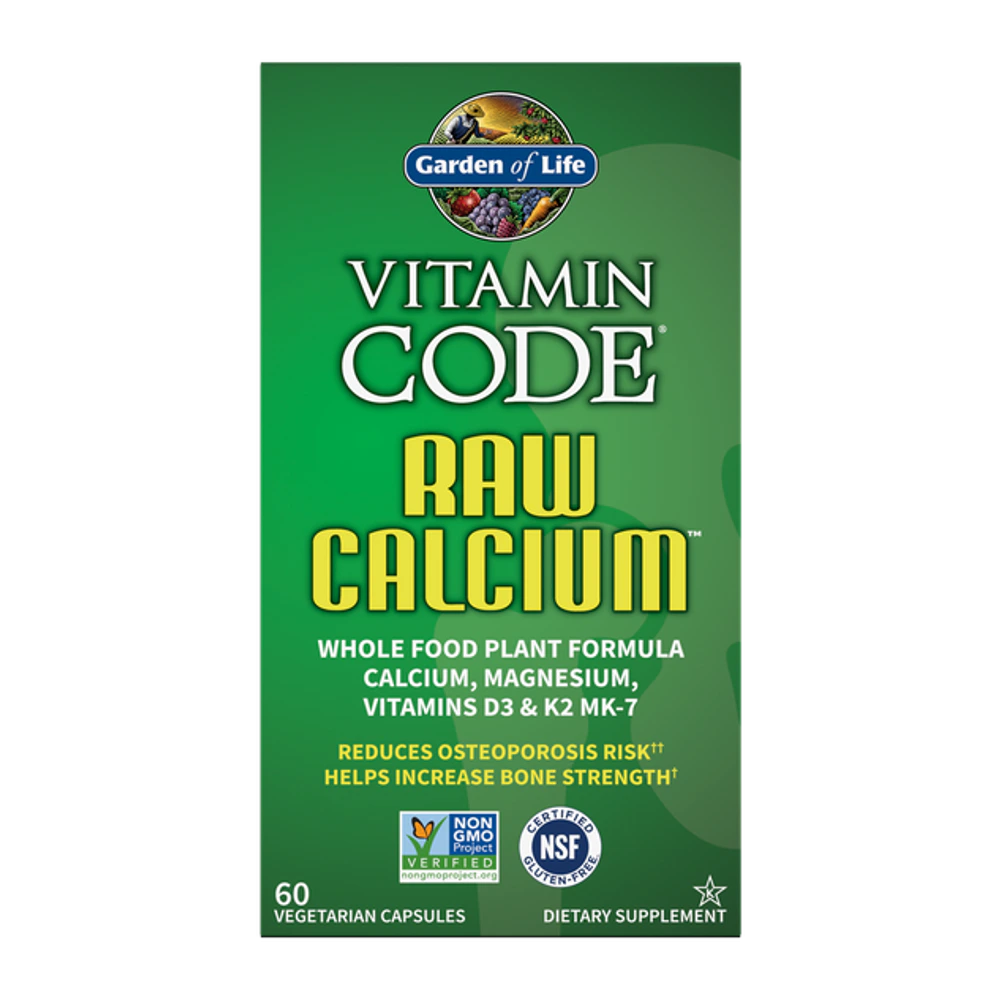 Garden of Life - Vitamin Code Raw Calcium - 60 Capsules