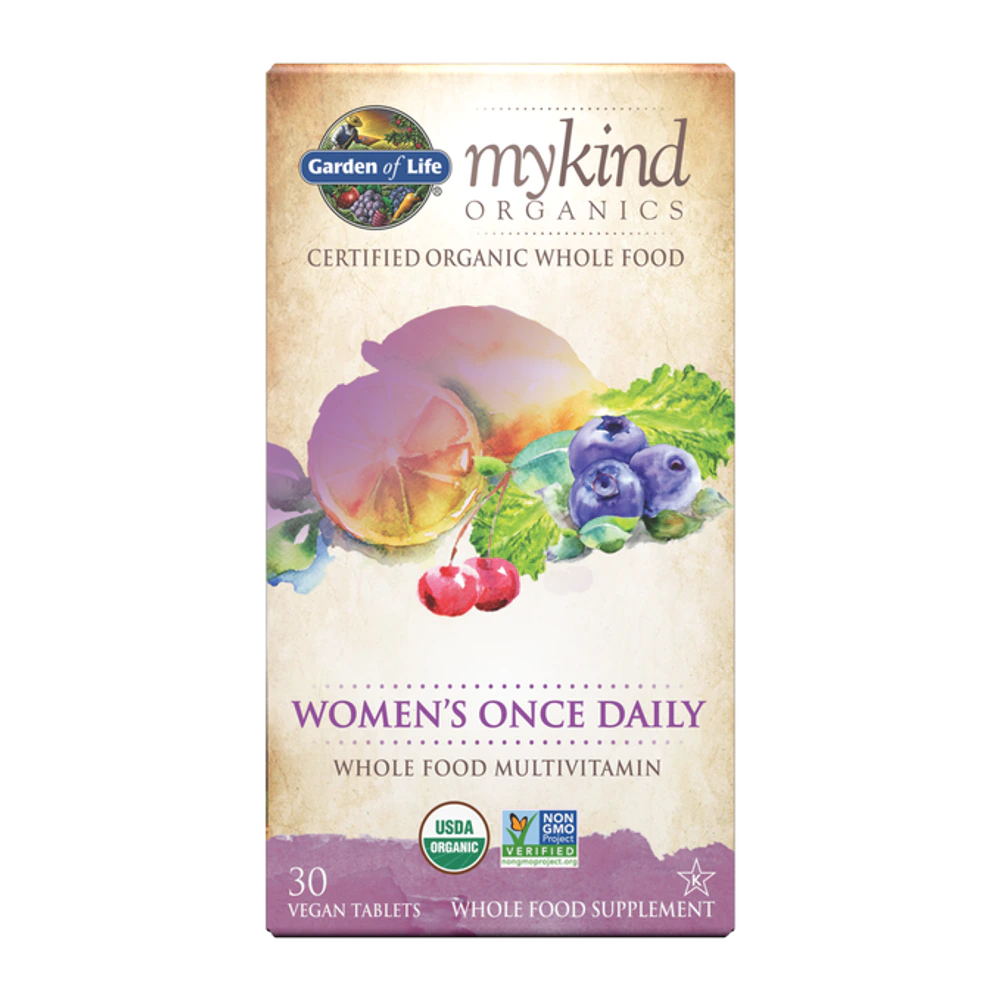 Garden of Life - Mykind Organics Women's Once Daily Multivitamin - 30 Tablets