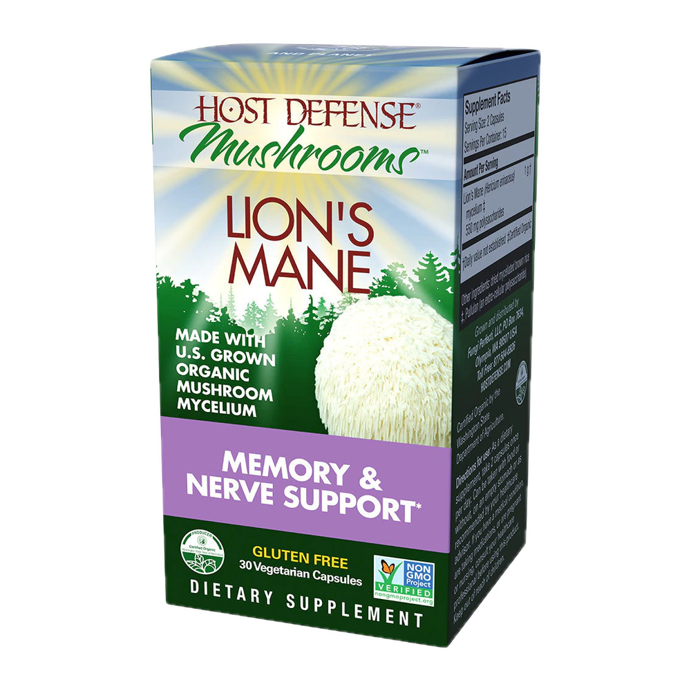 Host Defense - Lions Mane - 30 Veg Capsules