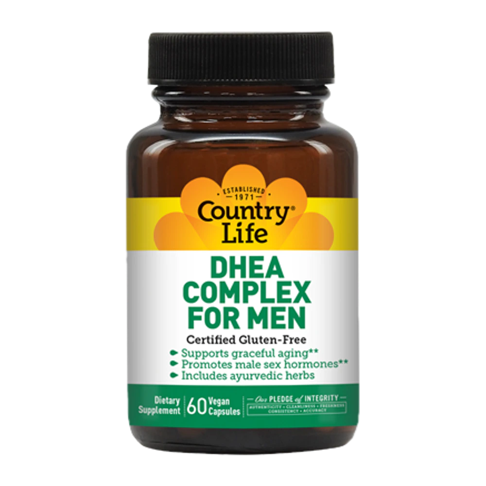 Country Life - Dhea Complex For Men - 60 Veg Capsules
