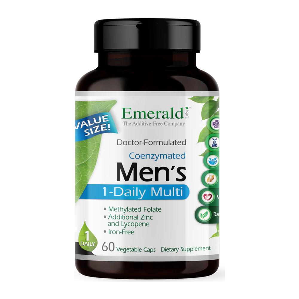 Emerald Labs - Men's 1 Daily Multivitamin - 60 Veg Capsules