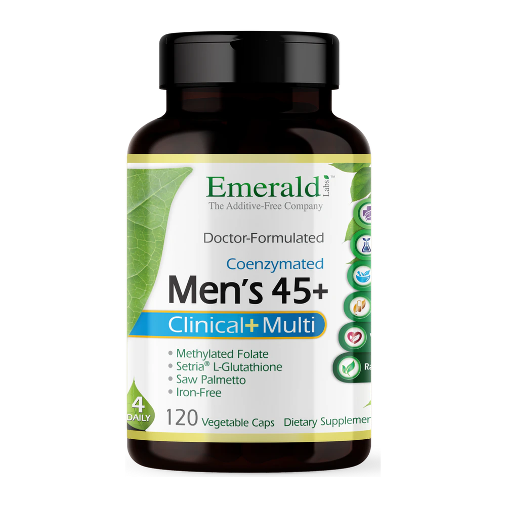 Emerald Labs - Mens 45+ Multivitamin Clinical - 120 Veg Capsules