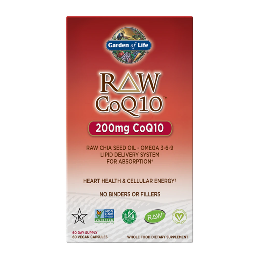 Garden of Life - Raw CoQ10 - 60 Capsules