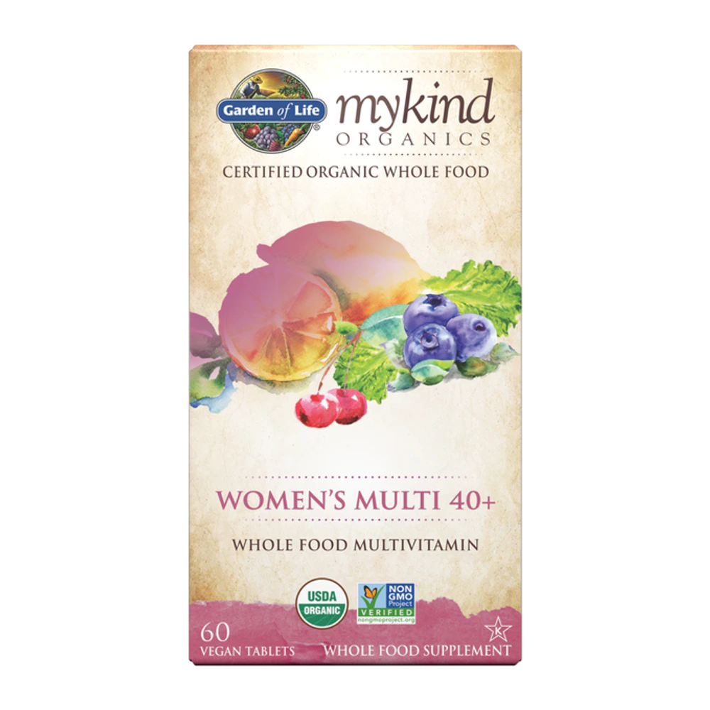 Garden of Life - Mykind Organics Women's Multi 40+ - 60 Tablets