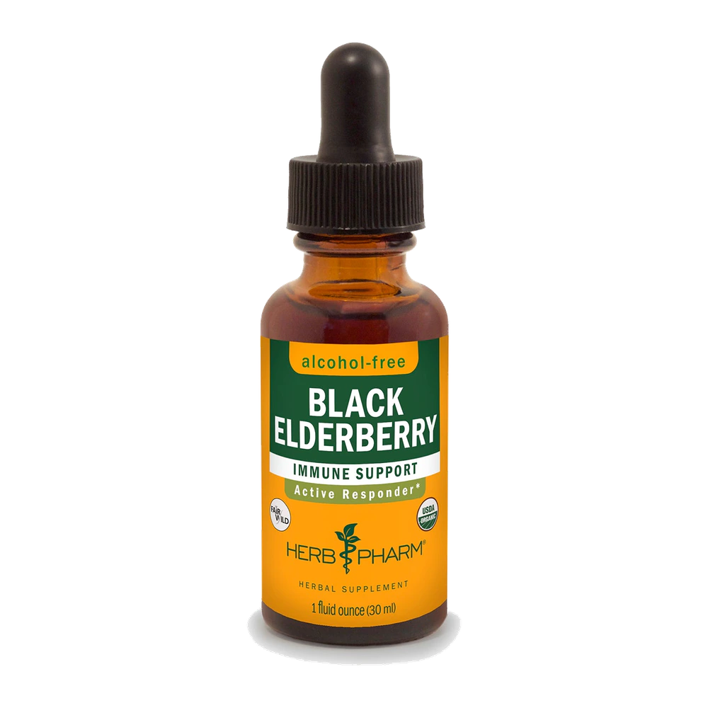 Herb Pharm - Black Elderberry Glycerite - 1 oz