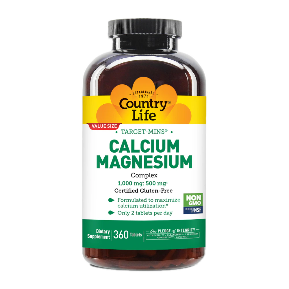 Country Life - Target Mins Calcium Magnesium Complex - 360 Tablets