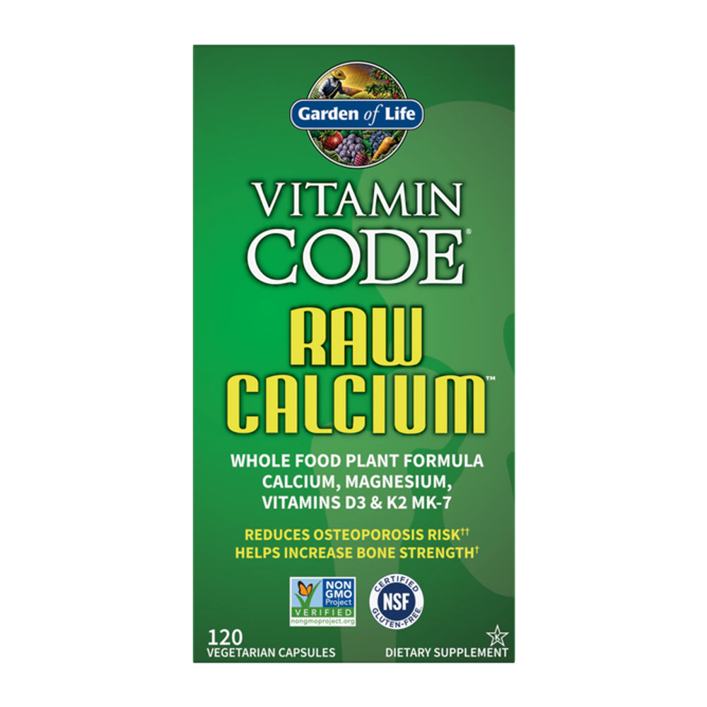 Garden of Life - Vitamin Code Raw Calcium - 120 Capsules