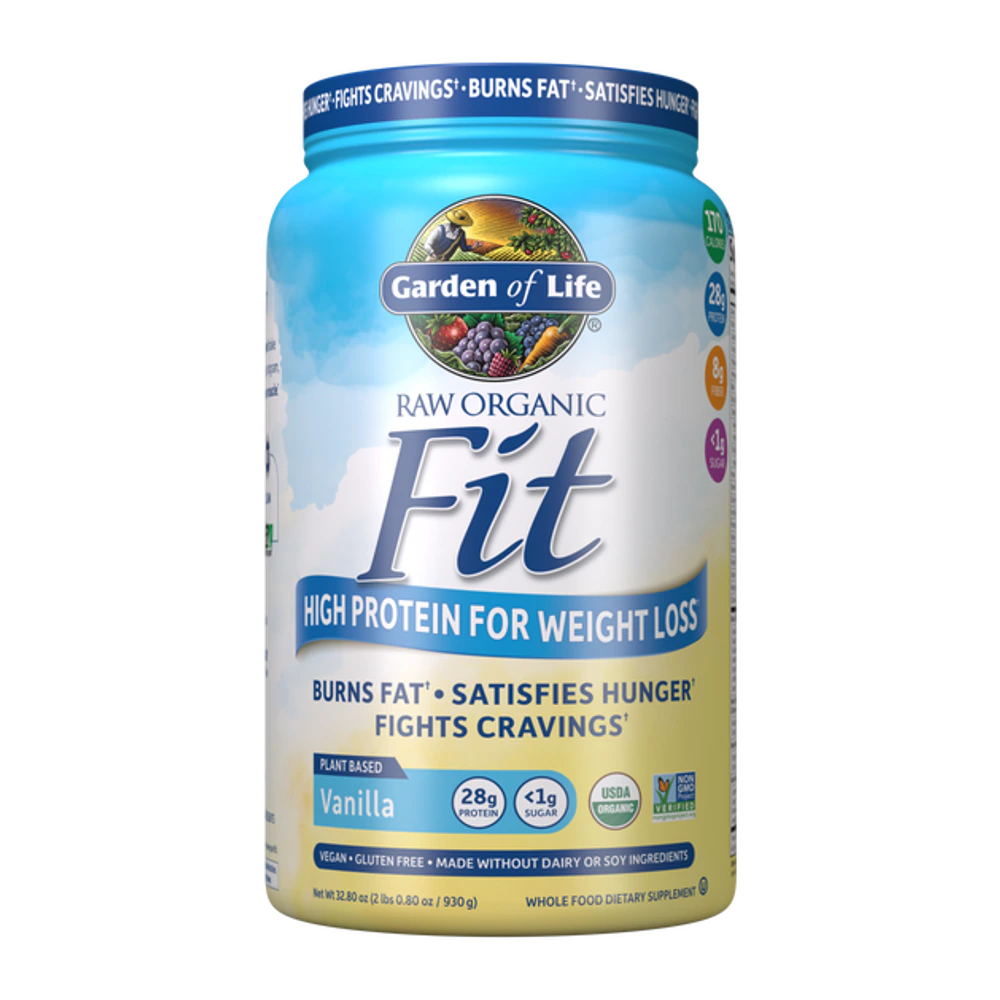 Garden of Life - Raw Organic Fit Vanilla - 930 g
