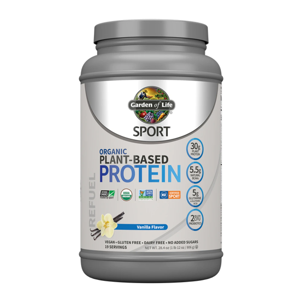 Garden of Life - Sport Organic Plant Based Protein Vanilla - 806 g
