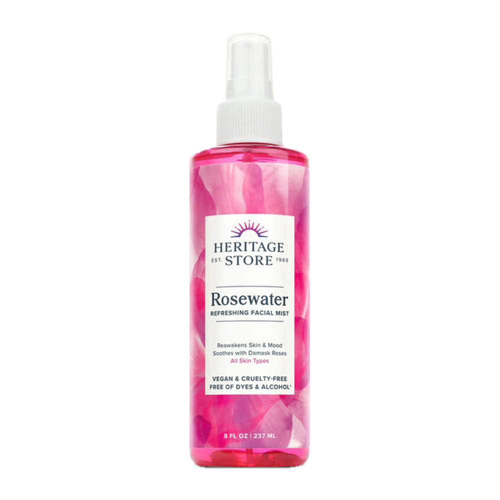 Heritage Store - Rose Petals Rosewater Spray - 8 oz