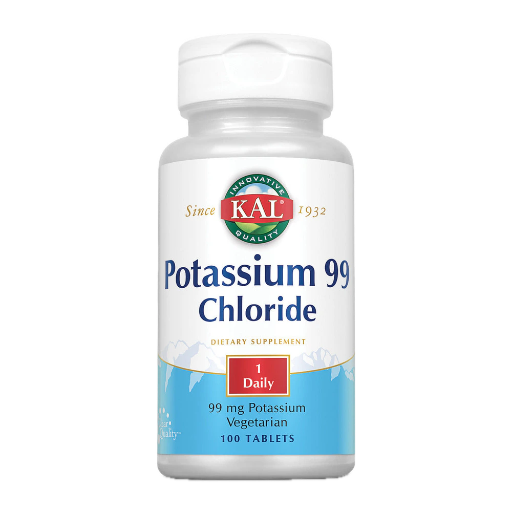 Kal - Potassium 99 Chloride - 100 Capsules