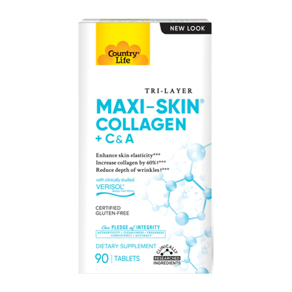 Country Life - Maxi Skin 90 Tabs - 90 Tablets