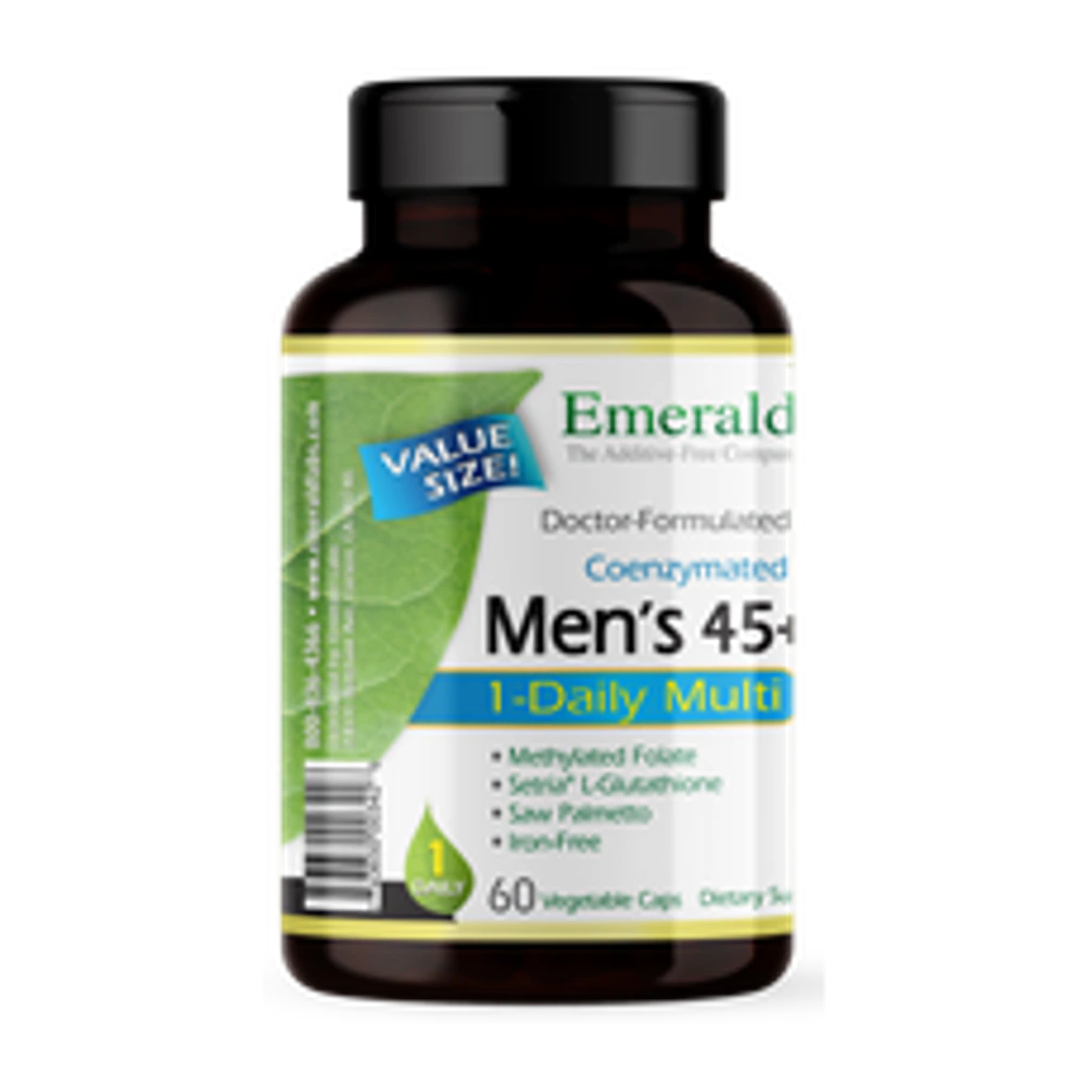Emerald Labs - Men's 45+ 1 Daily Multivitamin - 60 Veg Capsules