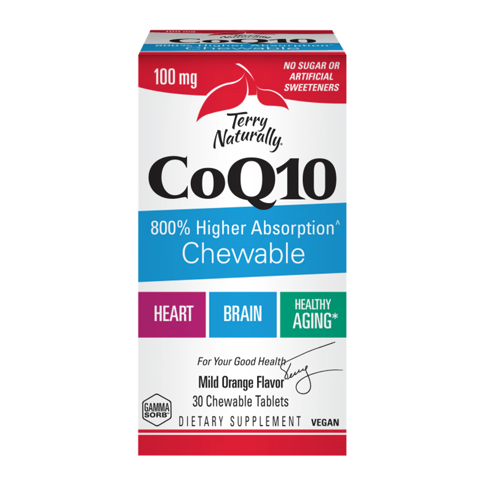 Terry Naturally - Chewable CoQ10 Orange - 30 Chewables