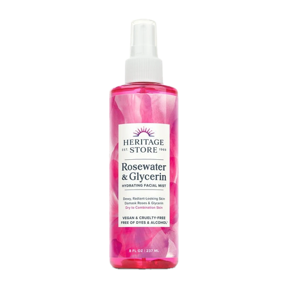 Heritage Store - Rosewater and Glycerin - 8 oz