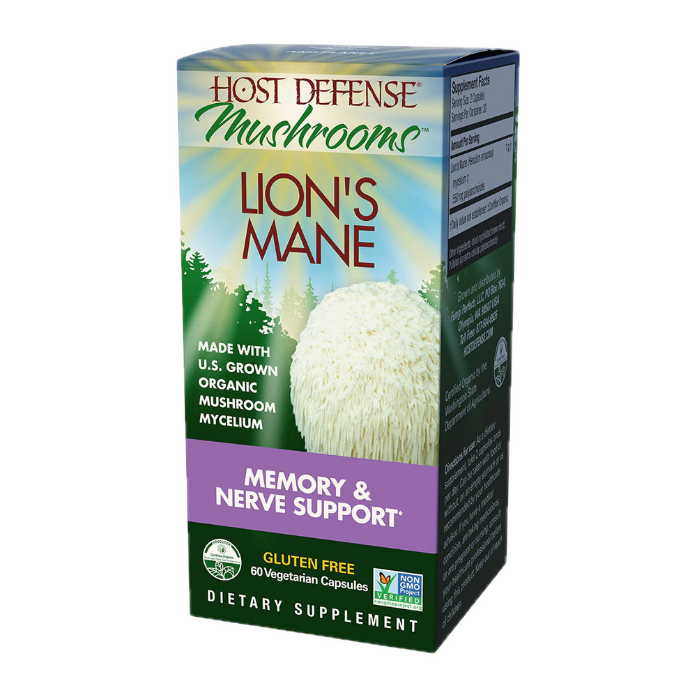 Host Defense - Lions Mane - 60 Veg Capsules