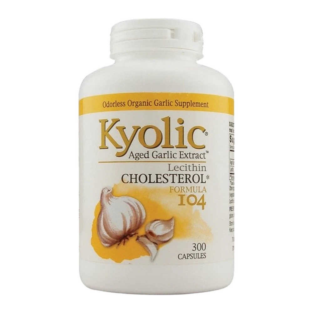 Kyolic - Aged Garlic Extract W/ Lecithin Formula 104 - 300 Capsules