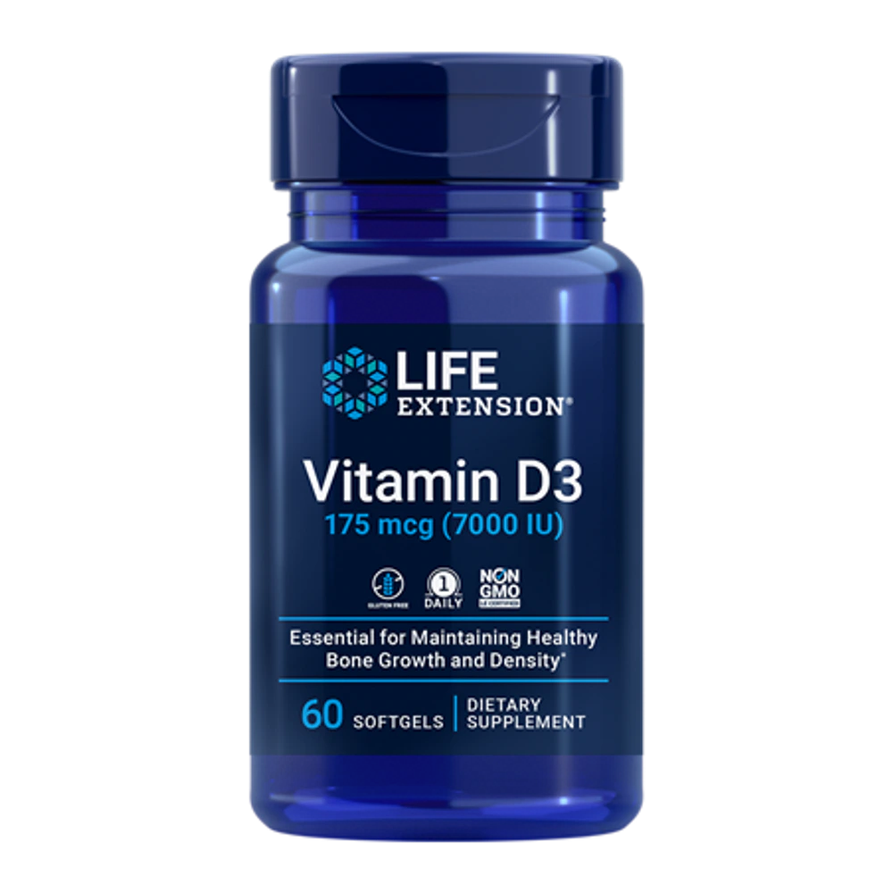 Life Extension - Vitamin D3 7000 IU - 60 Softgels
